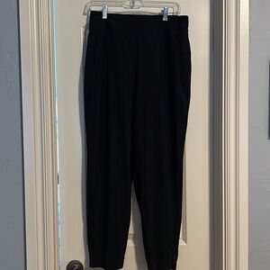 Like new Athleta joggers. Lightweight. Zippers on bottom.